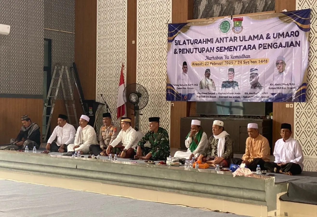 Kapolsek Kresek bersilaturahmi dengan tokoh agama