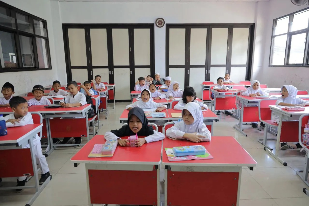 Gedung baru SDN Pamulang Barat yang megah dan modern